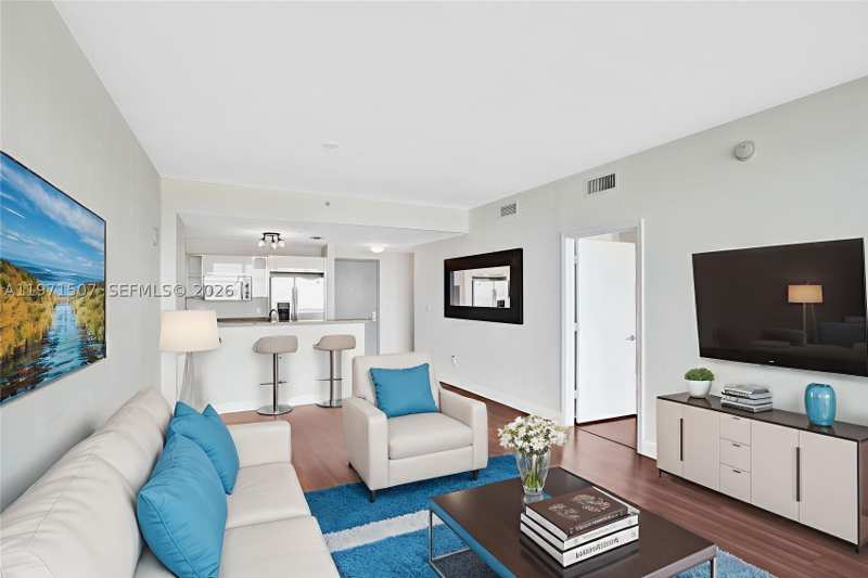 1 bedroom Condominium at 601 NE 36th St 1908, Blue Condo, Miami — photo 1