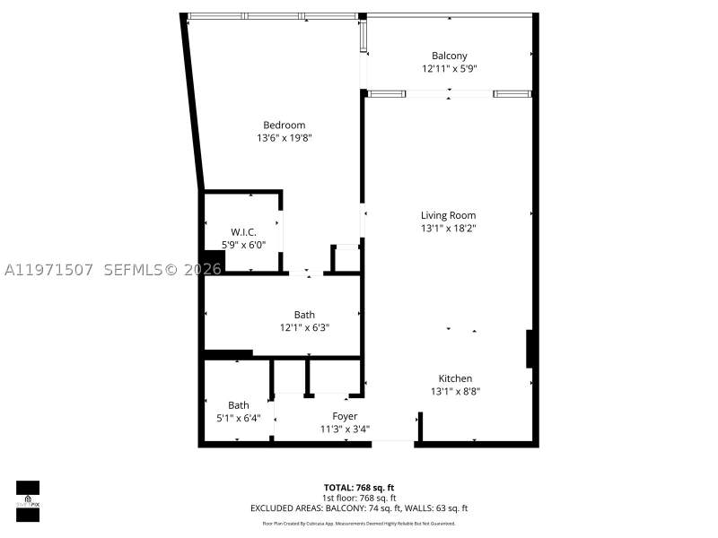 1 bedroom Condominium at 601 NE 36th St 1908, Blue Condo, Miami — photo 3