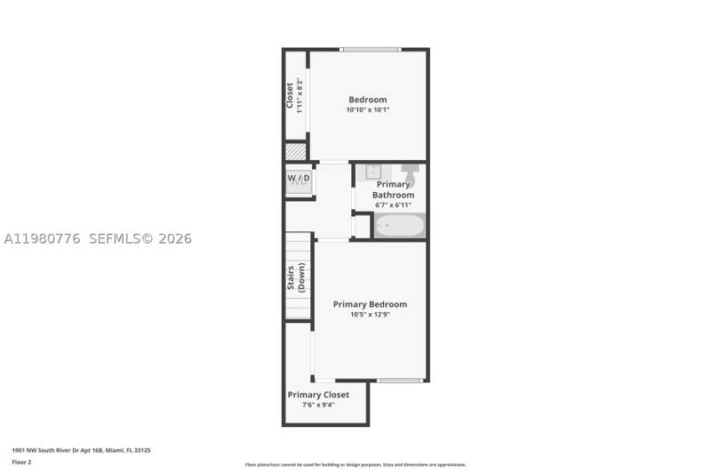 2 bedroom Townhouse at 1901 NW S River Dr 16B, River Club Townhouse Cond, Miami — photo 5