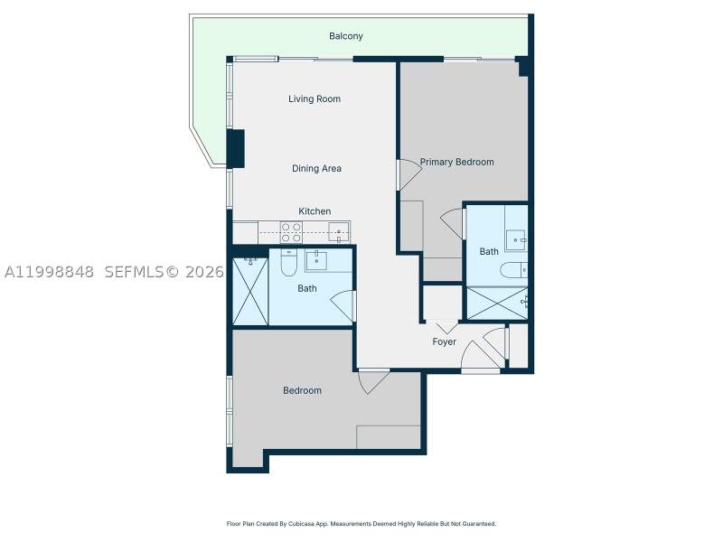 2 bedroom Condominium at 121 NE 5th St 2101, 501 First Residences, Miami — photo 5