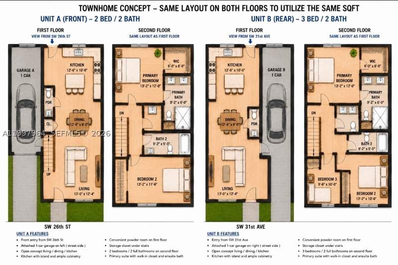 2 bedroom SingleFamilyResidence at 3180 SW 26th St, The Pines, Miami — photo 3