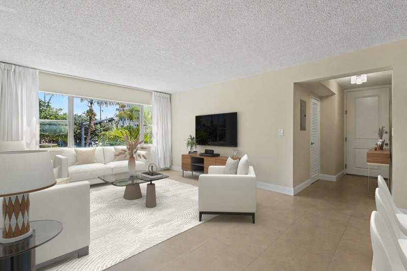 1 bedroom Condominium at 1100 Alton Road 2f, 1100 Alton Road Condo Apts, Miami Beach — photo 5