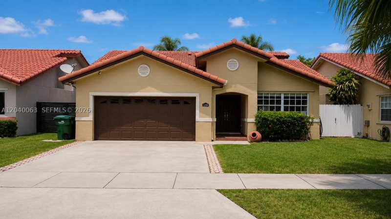 4 bedroom SingleFamilyResidence at 7743 SW 157th Pl, Adrian Homes At Lago Mar, Miami — photo 1