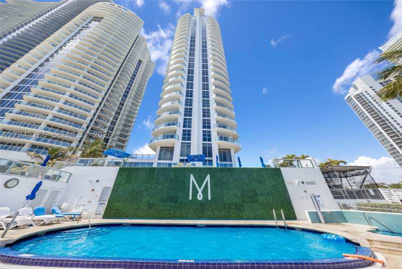1 bedroom HotelMotel at 18683 Collins Ave 1610, M Resort Residences Condo, Sunny Isles Beach — photo 1