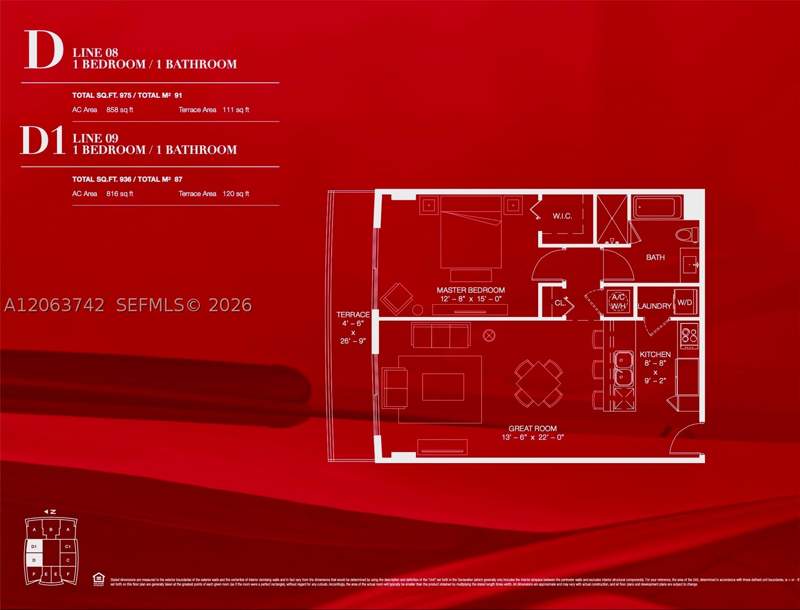1 bedroom Condominium at 1100 S Miami Ave 809, 1100 Millecento Residence, Miami — photo 2