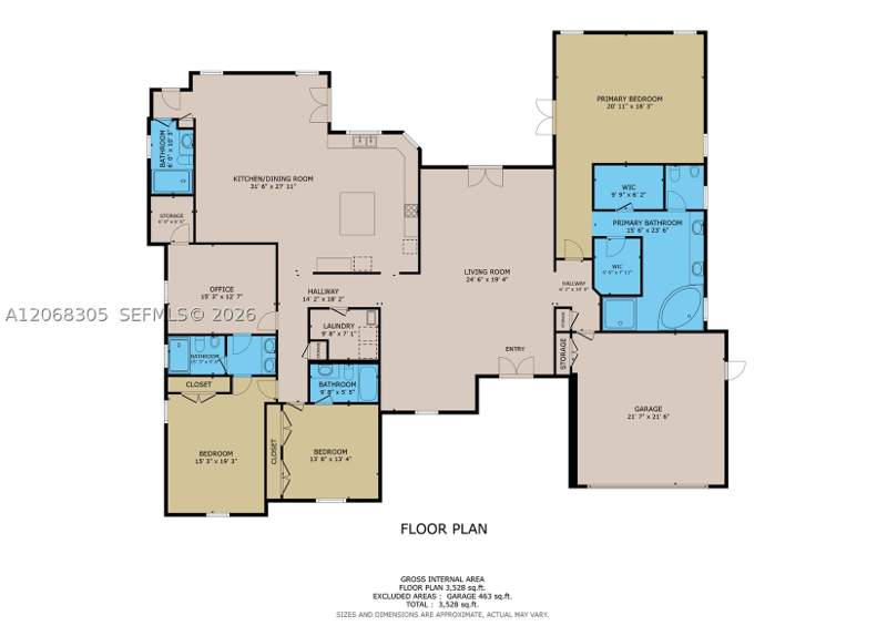 4 bedroom SingleFamilyResidence at 9424 SW 123rd Ter, Oak Ridge Falls Third Add, Miami — photo 5