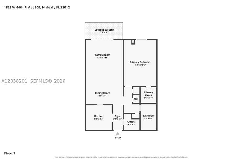 1 bedroom Condominium at 1825 W 44th Pl 509, Imperial Terraces Condo, Hialeah — photo 2