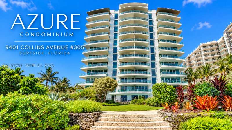 2 bedroom Condominium at 9401 Collins Ave 305, Azure Condo, Surfside — photo 1