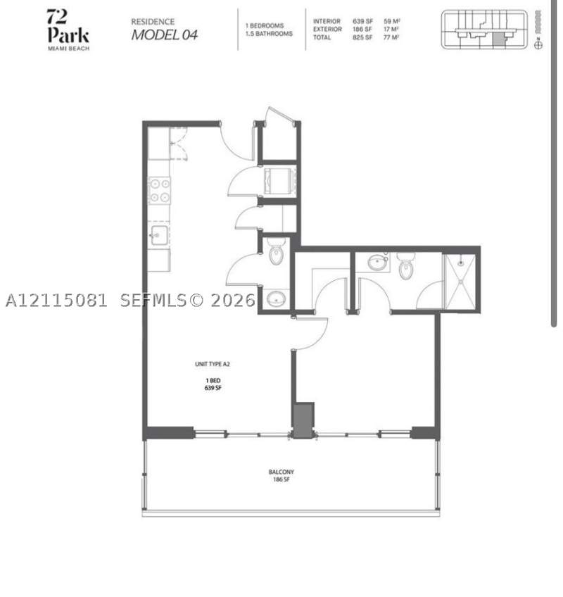 1 bedroom Condominium at 580 72nd St 1104, 72 park residences, Miami Beach — photo 3