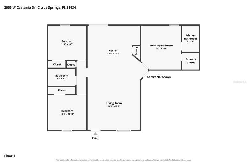3 bedroom Single Family Residence at 2656 W Castania Drive, Citrus Spgs Unit 02, Dunnellon — photo 2