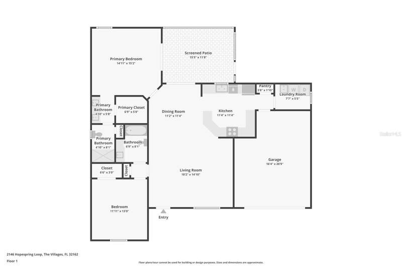 2 bedroom Single Family Residence at 2146 Hopespring Loop, Villages Of Sumter, The Villages — photo 4