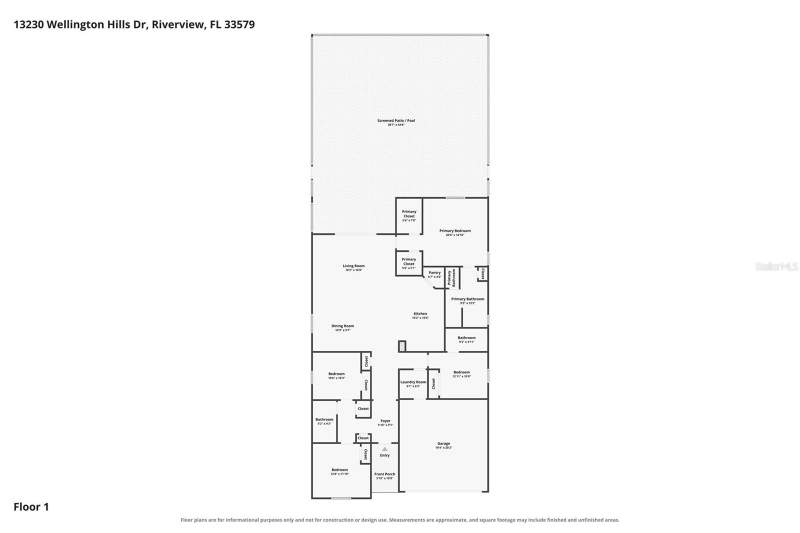 4 bedroom Single Family Residence at 13230 Wellington Hills Drive, Summerfield Crossings Village 2 Tr, Riverview — photo 3