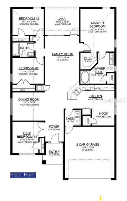4 bedroom Single Family Residence at 410 METZ LANE, POINCIANA VILLAGE 5 NBHD 1, POINCIANA — photo 2
