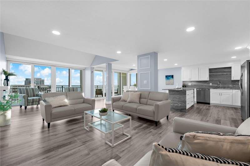3 bedroom Condominium at 1380 GULF BOULEVARD #PH 5, CLEARWATER SAND KEY, CLEARWATER BEACH — photo 3