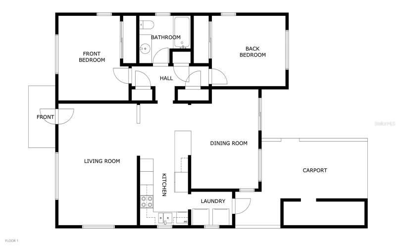 2 bedroom Single Family Residence at 422 W Louisiana Avenue, Sunshine Park Rev Map, Tampa — photo 3