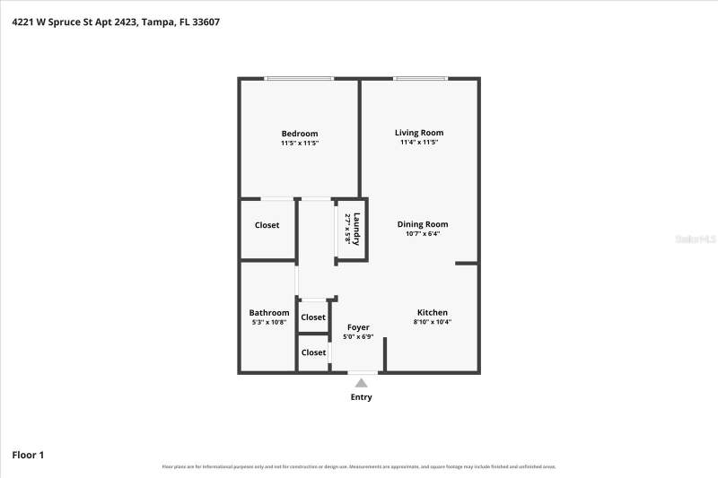 1 bedroom Condominium at 4221 W Spruce Street #1419, Villa Sonoma At International, Tampa — photo 4