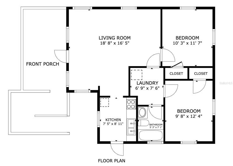 2 bedroom Single Family Residence at 432 SE 15th Street, Canty Heights, Gainesville — photo 2