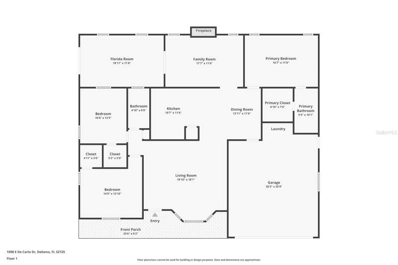 3 bedroom Single Family Residence at 1098 E De Carlo Drive, Deltona Lakes Unit 27, Deltona — photo 3