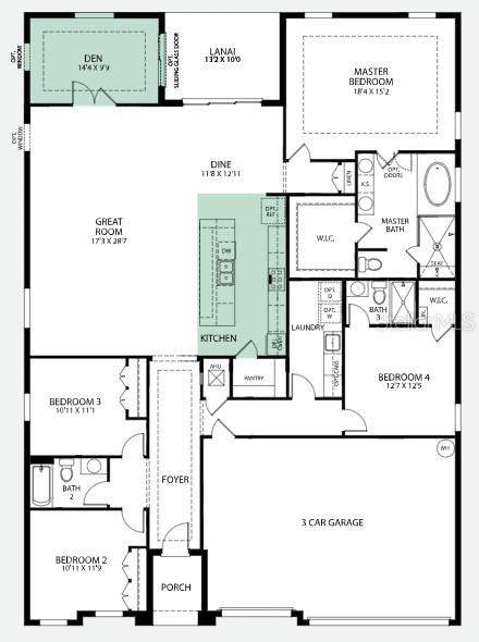 4 bedroom Single Family Residence at 930 BUCKEYE DRIVE, RESERVE AT HAMMOCK OAKS, LADY LAKE — photo 2