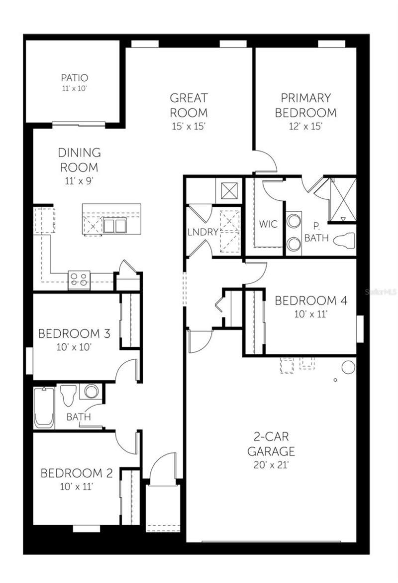4 bedroom Single Family Residence at 6201 N Sanders Grove Circle, Heritage-The Cottages Of Sanders Grove, Leesburg — photo 2