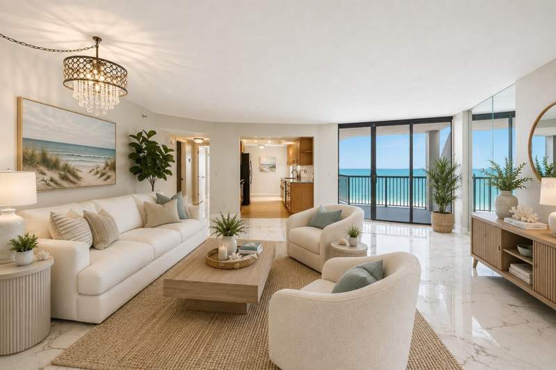 3 bedroom Condominium at 1600 Gulf Boulevard #512, Dans Island On Sand Key Condo, Clearwater Beach — photo 3
