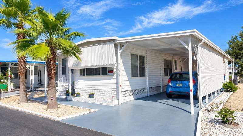 1 bedroom Mobile Home at 3517 Tiki Drive, Tiki Village Mhp Condo, Holiday — photo 1