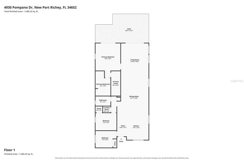 3 bedroom Single Family Residence at 4930 Pompano Drive, Flor A Mar Sec 15B, New Port Richey — photo 4