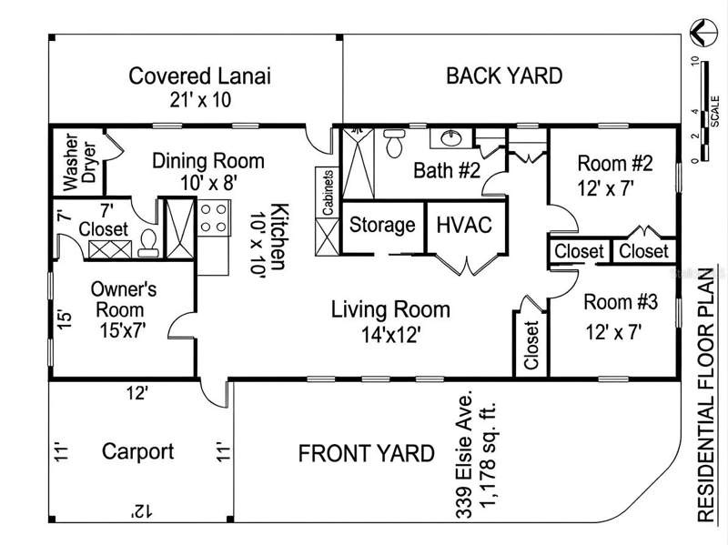 3 bedroom Single Family Residence at 339 Elsie Avenue, Clifton Park, Daytona Beach — photo 2
