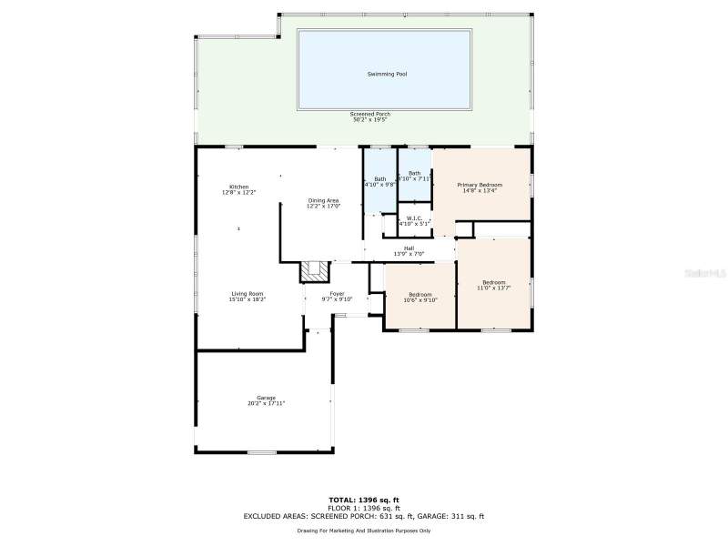 3 bedroom Single Family Residence at 8253 137th Lane, Orange Terrace, Seminole — photo 2