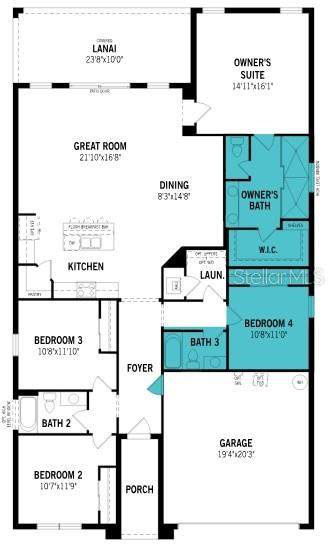 4 bedroom Single Family Residence at 10256 CABANA STREET, MERIDIAN PARKS PHASE 7, ORLANDO — photo 2
