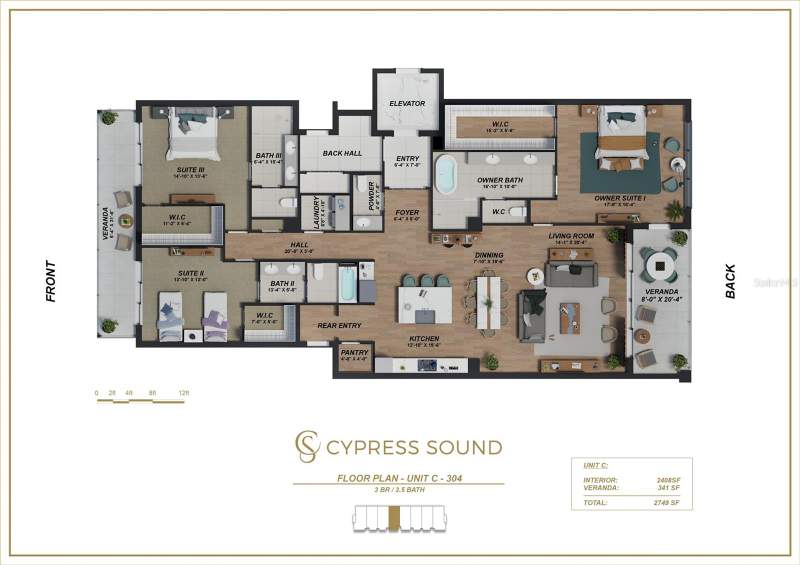 3 bedroom Condominium at 10009 Crisbert Court #305C, Cypress Sound, Orlando — photo 3