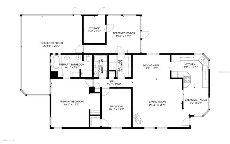 2 bedroom Manufactured Home at 25035 BELLEVUE, PLANTATION AT LEESBURG, LEESBURG — photo 4