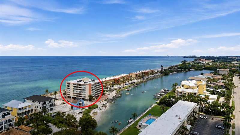 3 bedroom Condominium at 9150 Blind Pass Road #206, Fishermans Haven, Sarasota — photo 1