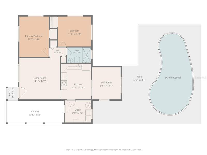 2 bedroom Single Family Residence at 427 1st Avenue, Roosevelt Groves, Largo — photo 3