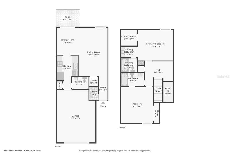 2 bedroom Townhouse at 1310 Mountain View Drive #105, Carlyle Garden Twnhms A Con, Tampa — photo 4