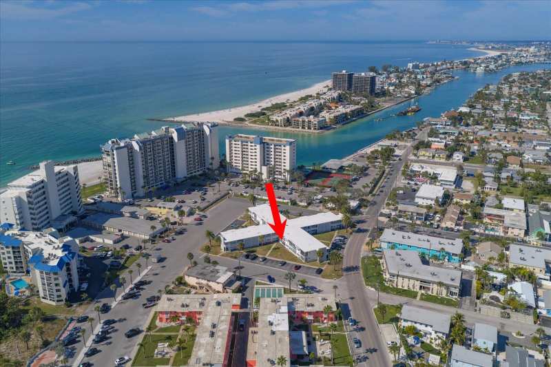 1 bedroom Condominium at 7050 Sunset Way #6, Sunset Plaza Apts Condo, St Pete Beach — photo 1