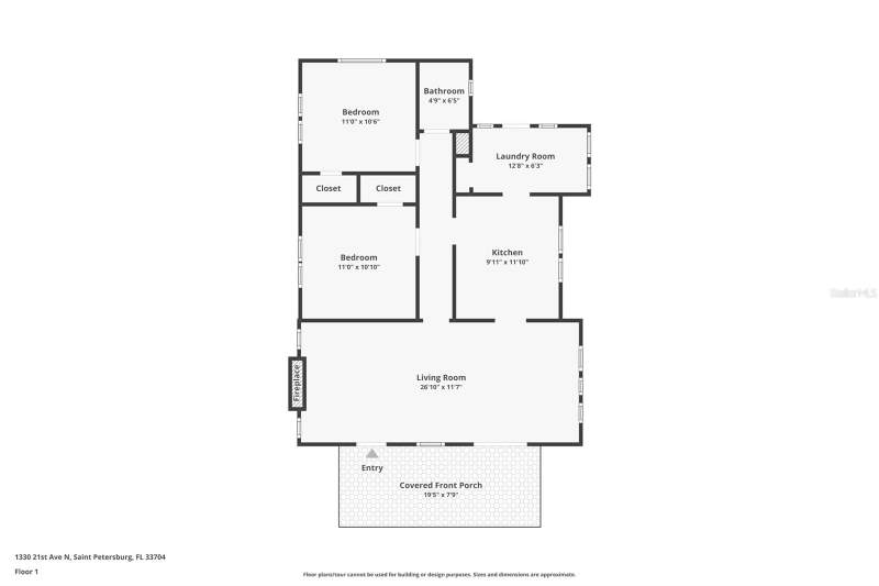 2 bedroom Single Family Residence at 1330 21st Ave N, Euclid Grove, St Petersburg — photo 5
