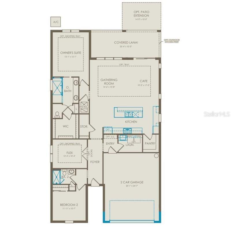 2 bedroom Single Family Residence at 1313 Zesty Citrus Lane, Del Webb Minneola, Minneola — photo 2