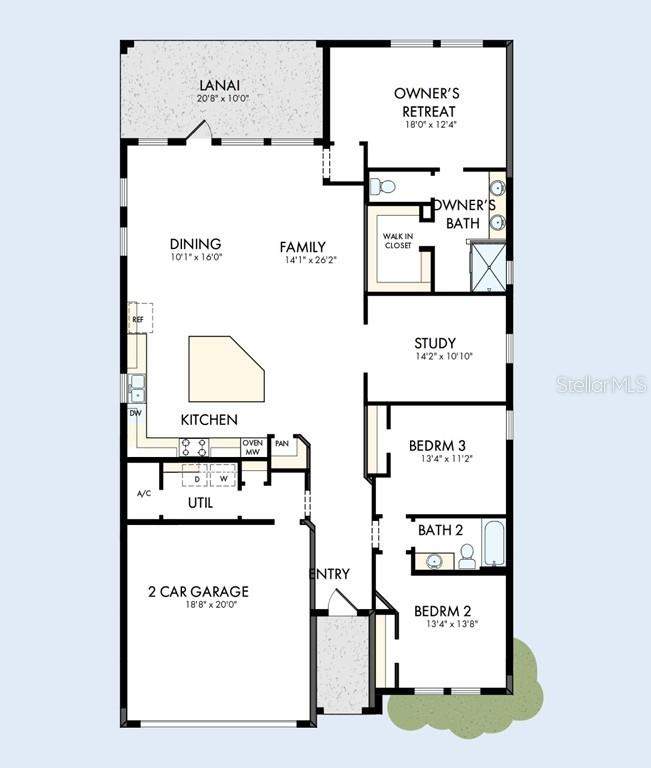 3 bedroom Single Family Residence at 5665 Coopers Hawk Court, Palmeras At Crossprairie, St Cloud — photo 3