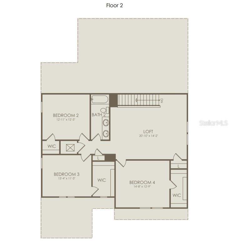 4 bedroom Single Family Residence at 5513 SETTLINGSTONE LANE, BRIDGEWALK, ST CLOUD — photo 3