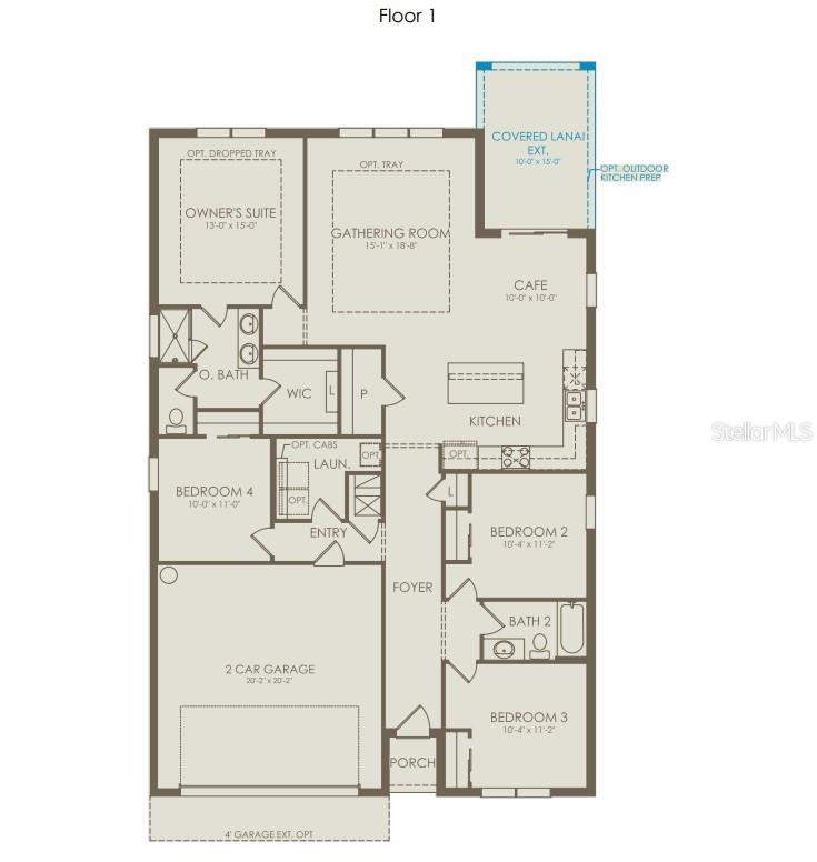 4 bedroom Single Family Residence at 2222 Branched Oak Road, The Landing'S At Live Oak, St Cloud — photo 2