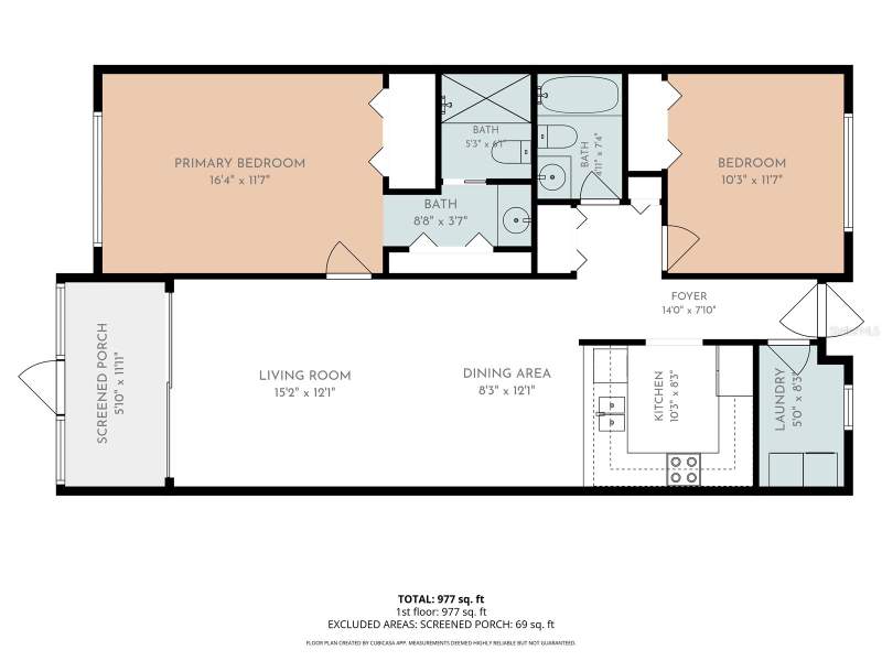 2 bedroom Condominium at 723 83rd Avenue #102, Trafalgar Square Condo, St Petersburg — photo 4