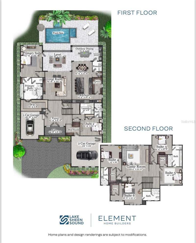 6 bedroom Single Family Residence at 9120 SHEEN SOUND STREET, LAKE SHEEN SOUND, ORLANDO — photo 2