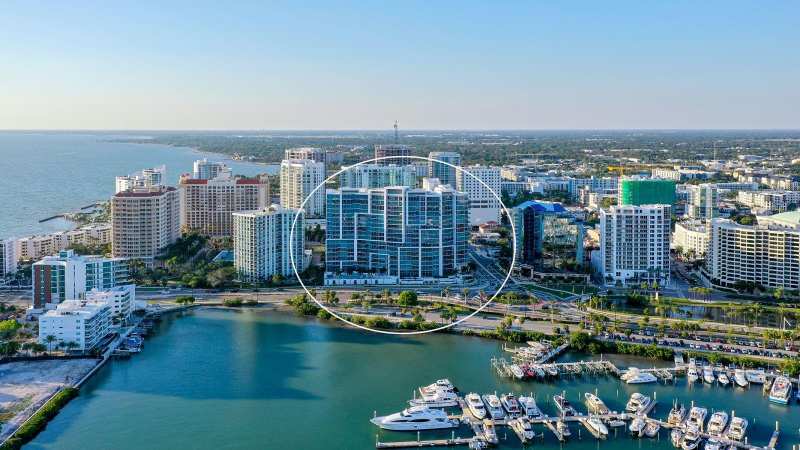 3 bedroom Condominium at 1155 N Gulfstream Avenue #401, Vue Sarasota Bay, Sarasota — photo 1