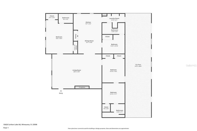 3 bedroom Single Family Residence at 15628 Carlton Lake Road, Wimauma, Wimauma — photo 3