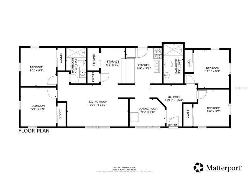 4 bedroom Single Family Residence at 10101 N 11th Street, Castle Heights Map, Tampa — photo 3