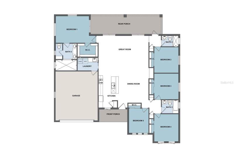 5 bedroom Single Family Residence at 6708 BURLINGTON AVENUE, PATRIOT'S PLACE, ST PETERSBURG — photo 2