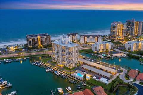 1621 Gulf Boulevard #607, gated community for sale in Clearwater Beach