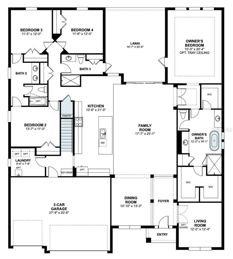 5 bedroom Single Family Residence at 2628 RAVENCLIFFE, RAVENCLIFFE, OVIEDO — photo 5