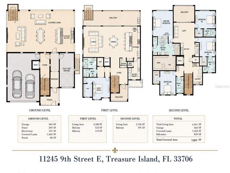 5 bedroom Single Family Residence at 11245 9th Street, Isle Of Palms 2nd Add, Treasure Island — photo 2